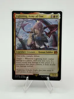 MTG - Lightning, Army of One _ Final Fantasy Regular Mythic #0233 - Image 1