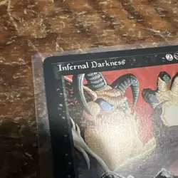 Light Play, English MTG Regular Infernal Darkness Ice Age Magic the Gathering - Image 5