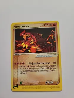 Nintendo Pokemon Groudon EX 002 TCG 2003 Black Star Promo Vintage Regular - Image 1