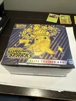 Surging Sparks ETB factory Sealed TCG Pokemon Fast Ship - Image 1