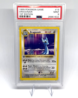 Dragonair PSA 9 First 1st Edition Base Set 18/102 English 1999 Pokemon UK seller - Image 1