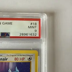Dragonair PSA 9 First 1st Edition Base Set 18/102 English 1999 Pokemon UK seller - Image 4