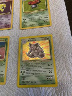 Pokemon Cards Original Base Set 1999 Rare Holographic Set Of 4 -See Other Lots - Image 5