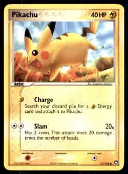 2007 EX - Power Keepers Pikachu Basic/Common #57 - Image 1