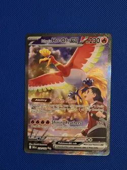 Pokemon TCG Ethan's Ho-Oh EX Sir 230/182 Destined Rivals NM+ - Image 1