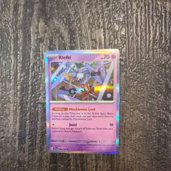Holo Rare Klefki 096/198 Pokemon TCG Scarlett And Violet - Image 1