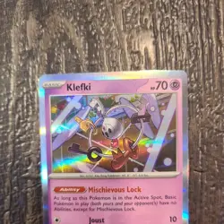 Holo Rare Klefki 096/198 Pokemon TCG Scarlett And Violet - Image 3