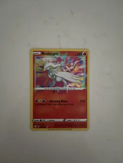 Pokemon TCG Reshiram Shining Fates 017/072 Holo Amazing Rare - Image 1