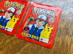 Lot of (2) 1999 Topps Merlin Pokemon Stickers Series 1 Sealed Booster Packs - Image 2