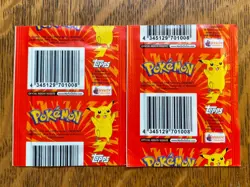 Lot of (2) 1999 Topps Merlin Pokemon Stickers Series 1 Sealed Booster Packs - Image 4