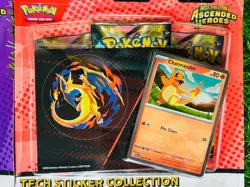 Pokemon Ascended Heroes 3 Booster Pack Blister Tech Sticker Collection Set - Image 4
