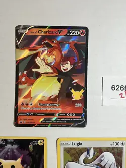 Pokemon Celebrations Lot of 3 Rare Holo Charizard Pikachu - Image 3