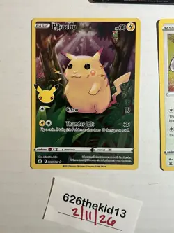 Pokemon Celebrations Lot of 3 Rare Holo Charizard Pikachu - Image 4