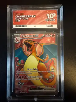Charizard Full Art ex 183/165 - Pokemon 151 - Ace 10 - Image 1