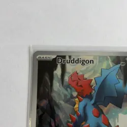 Pokemon Druddigon 151/086 Illustration Rare Sv: White Flare Full Art Holo 120 HP - Image 3