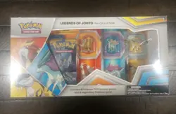 Pokemon TCG Legends of Johto Pin Collection Box - New Sealed (9 Packs, 3 Pins) - Image 1