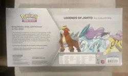 Pokemon TCG Legends of Johto Pin Collection Box - New Sealed (9 Packs, 3 Pins) - Image 2
