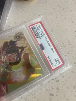 Disney Lorcana Vanellope Von Schweetz Shimmering Skies Enchanted #206 PSA 9 - Image 2