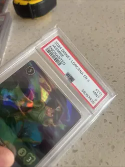 DISNEY LORCANA 2024 JASMINE ENCHANTED DESERT WARRIOR 212/204 EN 4 PSA9 - Image 2