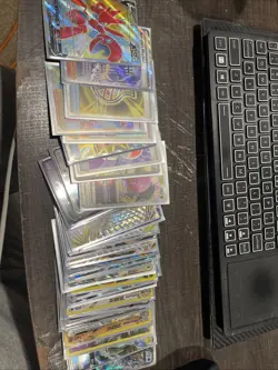 42-Card Lot Pokemon TCG V, Alt, Full Arts, Vmax, Trainers & More - Image 1