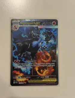 Pokemon Mega Charizard X EX Phantasmal Flames 125/094 SIR Card MINT PSA10 Worthy - Image 1