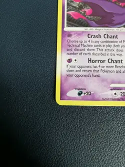 Pokemon Card Mismagius 7/100 D&P Stormfront Holo Rare - Image 4