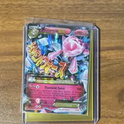 Pokemon M Diancie EX Promo Holo Mega XY44 XY Fairy 190 HP Pokemon TCG Card Stock - Image 1