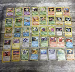 Pokemon TCG WOTC Vintage Base Set 154 Card Lot Mostly 1999-2000 - Image 3