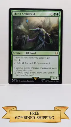 Elvish Archdruid Commander: the Lord of the Rings: Tales of Middle-Earth Regular - Image 1