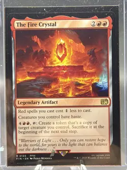 The Fire Crystal Final Fantasy Regular Magic The Gathering MTG - Image 2