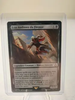 MTG Magic the Gathering Ezio Auditore de Firenze (foil) Assassin's Creed NM - Image 1