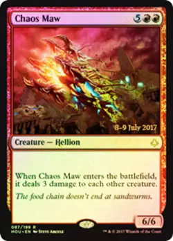 1x Chaos Maw - Foil - Prerelease Promo NM-Mint, English Prerelease Promos MTG Ma - Image 1