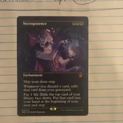 Necropotence Wilds of Eldraine Black Mythic Enchantment Wizards English - Image 1