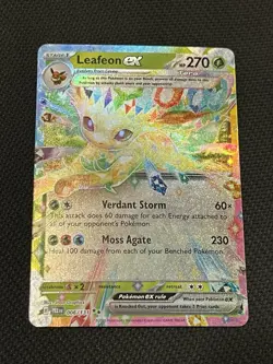 Pokemon TCG Prismatic Evolutions 006/131 Leafeon Ex - NM - Image 1