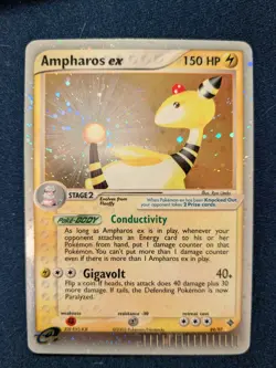 NM Ampharos ex 89/97 Vintage Pokemon TCG EX Dragon set (2003) - Image 1