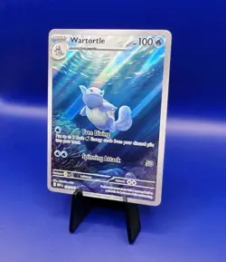 Wartortle 171/165 IR Holo Rare Scarlet & Violet 151 Pokemon TCG Nintendo 2023 NM - Image 3
