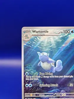 Wartortle 171/165 IR Holo Rare Scarlet & Violet 151 Pokemon TCG Nintendo 2023 NM - Image 4