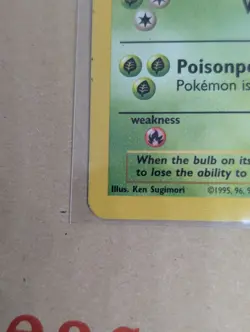 Ivysaur Base Set 1999 Unlimited Print Played Condition 30/102 Pokemon Card. - Image 5