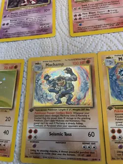 Pokemon Cards Original Base Set 1999 Rare Holographic Set Of 5- See Other Lots - Image 5