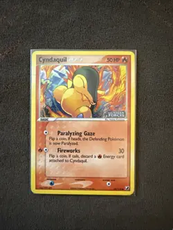 Pokemon TCG Cyndaquil EX Unseen Forces Reverse Holo Stamp 54/115 Lp - Image 1