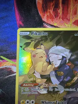 Pokemon TCG Pikachu TG05/TG30 Swsh11: Lost Origin Trainer Gallery Full Art Holo - Image 4