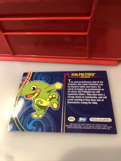 Politoed #186 Topps Pokemon TV Animation Edition Johto League Champions 2001 - Image 3