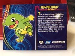 Politoed #186 Topps Pokemon TV Animation Edition Johto League Champions 2001 - Image 4