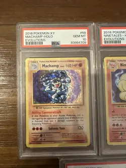 Pokemon 2016 XY Evolutions PSA 10 Gem Mint Holo Lot (7 - PSA10 Gem Mint’s) - Image 4