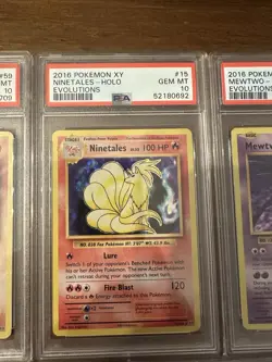 Pokemon 2016 XY Evolutions PSA 10 Gem Mint Holo Lot (7 - PSA10 Gem Mint’s) - Image 5