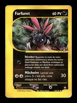 Carte Pokemon Farfuret 110/147 Aquapolis FR - Image 1