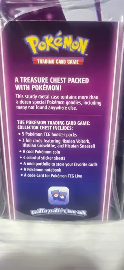 NEW-Pokemon TCG Sword & Shield PALKIA & DIALGA Collector Chest Tin - Image 4