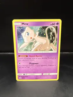 Pokemon TCG Black Star Promo ~ Mew Cosmos Holo SM215 A - Image 1