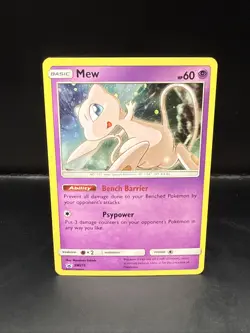 Pokemon TCG Black Star Promo ~ Mew Cosmos Holo SM215 A - Image 2