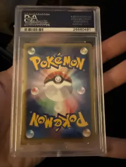 2002 Japanese Pokemon Larvitar Holo E-Series McDonald's Promo 018/018 PSA 10 - Image 2
